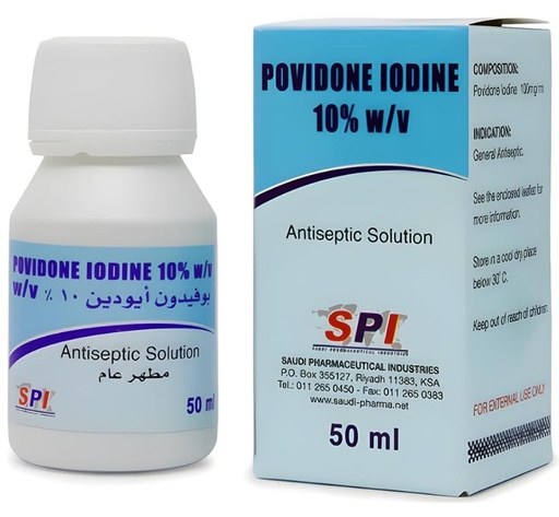 Povidone Iodine SPI 10% W/V 50ML