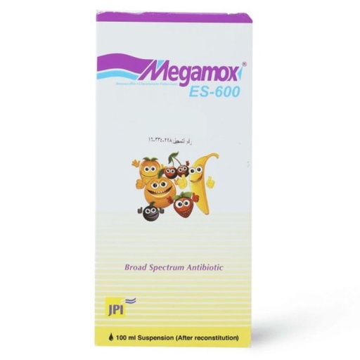 Megamox ES-600mg 100ML Susp